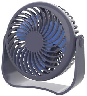 Auto Fan Draagbare Desk Fan Auto Achterbank Fan Dunne Stille Home Office Koelventilator Usb Auto Interieur Accessoires Circulatiepomp fan blauw