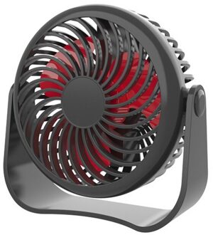 Auto Fan Draagbare Desk Fan Auto Achterbank Fan Dunne Stille Home Office Koelventilator Usb Auto Interieur Accessoires Circulatiepomp fan zwart