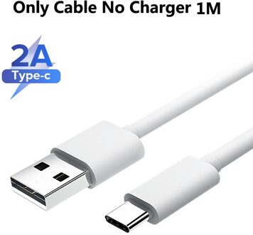 Auto Fast Charger Type C Usb Kabel Voor Samsung S21 S20 S10 S9 Plus A22 A32 A42 A52 A72 5G F42 F62 Type C Usb Car Charger Cable type C kabel wit