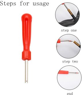 Auto Fietsband Ventiel Removal Tool Tire Valve Core Moersleutelmoersleutel Band Reparatie Tool Accessorie Bike Air Nozzle Schroevendraaier 5stk