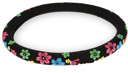 AUTO-Flanel Stuurhoes met Multicolor Bloemen