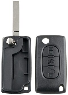 Auto Flip Sleutel Shell 3B Ce0523 Voor C4 C5 C6 C8 Afstandsbediening Sleutel Cover Fob Case Shell Cover Key Protector