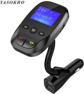 Auto Fm-zender Bluetooth Wireless In-Car Radio Auto Kit AUX Bluetooth Handsfree en Dual USB Charger Ondersteuning TF card & U Disk