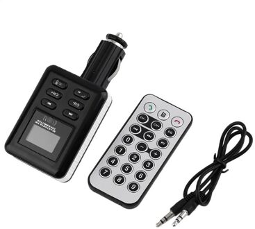 Auto Fm-zender Met Car Charger + Afstandsbediening + Audio Kabel