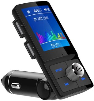 Auto Fm-zender MP3 Speler Bluetooth Wireless Stereo Audio Lcd-kleurenscherm Handsfree Bellen Dual Usb Map Speler