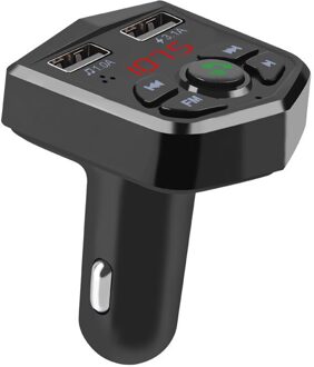 Auto Fm Zenders Draadloze Handsfree Muziek MP3 Speler Bluetooth Zender Dual Usb Oplader Автомобиль