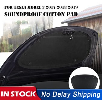 Auto Front Motorkap Motor Accessoires Thermality Isolatie Vervanging Ruisonderdrukking Mat Voor Tesla Model 3