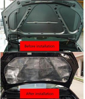 Auto Geluid Deadener Mat Noise Motorkap Isolatie Deadening Hood Motor Sticker Mol