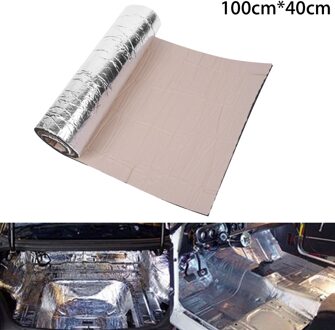Auto Geluidsisolatie 100X40 Cm Demping Isolatie Hitteschild Foam Mat 10 Mm , waterdicht En Brandwerende