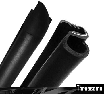 Auto Geluidsisolatie Rubber Afdichting Strip Voor B Pijler Noise Winddicht Deur Afdichting Strip Auto Styling Voor Achter Deur Rand