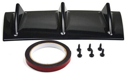 Auto Gemodificeerde Achterbumper Universal Car Rear Bumper Chassis Haaienvin Spoiler Q39F