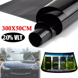Auto Glas Isolatie Film Niet-Reflecterende Geverfd Film Ongesneden Roll Window Tint Film 20% Vlt 10ft Voeten Auto Thuis glas Solar Bescherming 35Percent 300x50cm