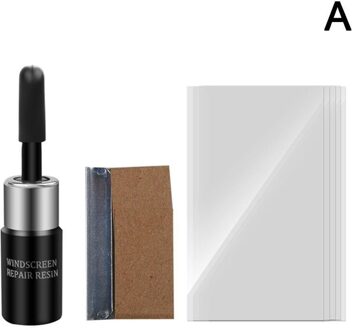 Auto Glas Kras Crack Herstellen Tool Auto Voorruit Hars Gereedschappen Venster Auto Reparatie Reparatie Curing Glas Lijm Venster Diy j9F0 zwart