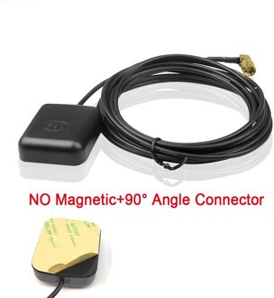 Auto Gps Antenne Sma Connector 2M Kabel Gps Ontvanger Auto Antenne Adapter Met 90 Graden Connector Voor Auto Navigatie speler Dvr leger groen