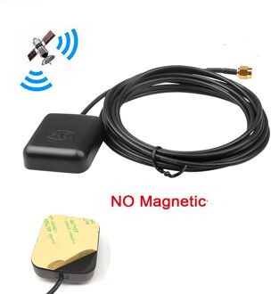 Auto Gps Antenne Sma Connector 2M Kabel Gps Ontvanger Auto Antenne Adapter Met 90 Graden Connector Voor Auto Navigatie speler Dvr Zilver
