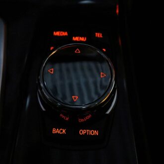 Auto Grote Multi Media Knop Knop Cover Trim Controller Decor Voor X1 F2 X3 X4 X5 X6 Idrive Accessoires