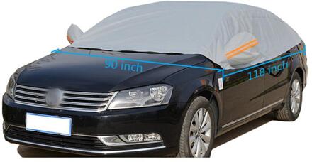 Auto Half Cover Top Waterdichte All Weather/Winddicht/Stofdicht/Voorruit Cover Sneeuw Ice Winter Zomer Voor Sedan suv