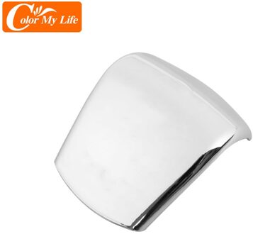 Auto Handrem Cover Voor Peugeot - Accessoires Abs Chrome Handrem Bescherming Trim Sticker Kleur Mijn Leven glanzend zilver