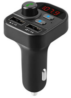 Auto Handsfree Draadloze Bluetooth Kit Fm-zender Auto MP3 Radio Adapter 2 Usb Charger Fm Modulator Auto Accessoires