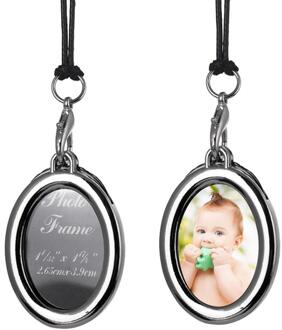 Auto Hanger Metalen Fotolijst Voor Foto Van Baby Pet Lover En Familie Auto Ornament Interieur Achteruitkijkspiegel decoratie stijl A