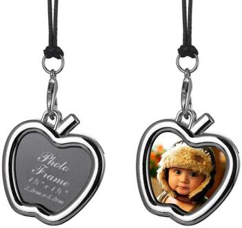 Auto Hanger Metalen Fotolijst Voor Foto Van Baby Pet Lover En Familie Auto Ornament Interieur Achteruitkijkspiegel decoratie stijl E