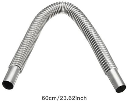 Auto Heater Rvs Uitlaatpijp Standkachel Brandstoftank Uitlaatpijp Air Heater Tank Voor Parking Air Diesel Heater 60cm