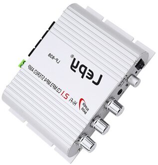 Auto Hi-Fi Digitale Versterker Lp-838 DC12V 20W Mini Usb Fm Cd MP3 Speler Auto Accessoires 2.1 Kanaals