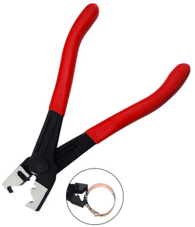 Auto Hose Clamp Plier Set Car Angled Clip Plier Cable Type Flexible Wire Long Pliers Tube Bundle Removal Repair Tool