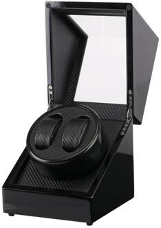 Auto Houten Horloge Winder Horloge Opbergdoos Winder Case Transparant Cover Horloge Box Enkele/Dubbele Hoofd Motor Ons/eu/Au Plug