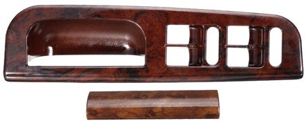 Auto Houten Raam Of Koolstofvezel Switch Control Panel Trim Voor Passat B5 Jetta Golf Mk4 1998 1999-2004 3B1867171 E mahonie kleur