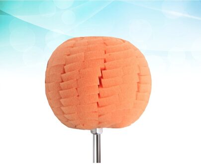 Auto Hub Gepolijst Spons Pads Ronde Waxen Spons Bal Detaillering Buffer Voor Auto (Rood) zoals getoond 4