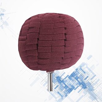 Auto Hub Gepolijst Spons Pads Ronde Waxen Spons Bal Detaillering Buffer Voor Auto (Rood) zoals getoond 5