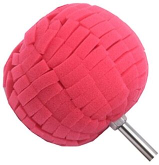 Auto Hub Gepolijst Spons Pads Ronde Waxen Spons Detaillering Buffer Voor Auto (Rood) zoals getoond