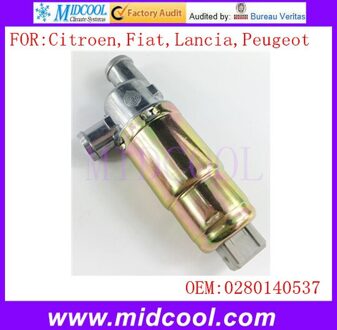 Auto IAC Idle Speed Air Regelklep gebruik OE GEEN. 0280140537 voor Citroen Fiat Lancia Peugeot