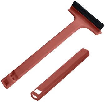 Auto Ijskrabber Voorruit Ice Breaker Quick Schoon Glas Borstel Sneeuw Remover Auto Window Sneeuw Borstel Schop TD326 rood