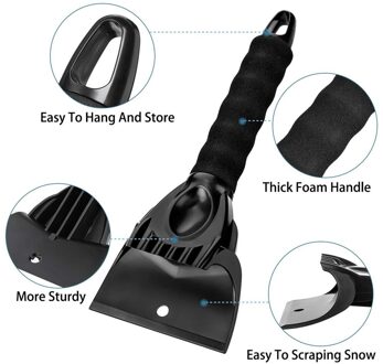 Auto Ijskrabber Wanten Voorruit Sneeuw Schraper Remover Waterdichte Dik Gevoerd Handschoen B99