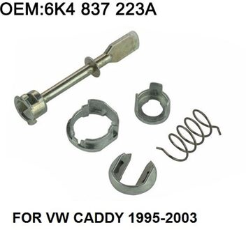 Auto Ijzer Deurslot Cilinder Reparatieset Voor Voor VW Caddy 1995-2003 2/3 en 4/5-Deuren, linker of rechts 5 Stuk 6K4837223A