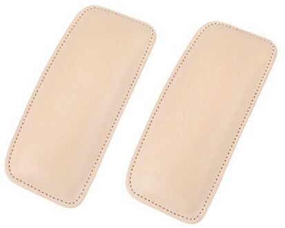 Auto Interieur Kussen Pu Lederen Auto Knie Pad Kussen Voor Auto Interieur Kussen Elastisch Kussen Memory Foam Auto Accessoires 2stk beige