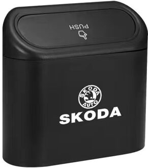 Auto Interieur Organizer Opbergdoos Prullenbak Auto Vuilniszak Druk Houder Voor Skoda Fabia Kamiq Karoq Kodiaq Octavia Rapid scala