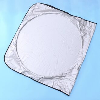 Auto Interieur Voorruit Dubbele Ring Zonnescherm Warmte Block Anti-Uv Cover Protector Voorruit Cover(160X86Cm)