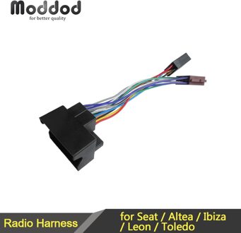 Auto Iso Kabelboom Voor Seat Altea Ibiza Leon Toledo Radio Wire Cable Adapter Connector Plug