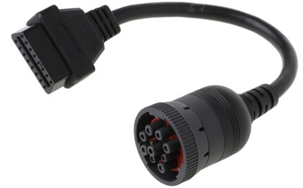 Auto J1939 Deutsch 9 Pin Naar OBD2 Obd 16 Pin Truck De Diagnostiek Connector Kabel