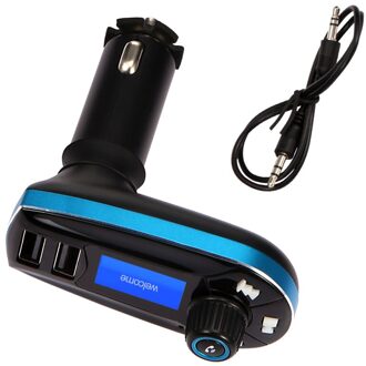 Auto Kit Draadloze Bluetooth Fm-zender Lcd MP3 Speler Handsfree Usb Charger Led Fm-zender Bluetooth Auto Accessoires