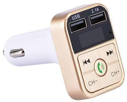 Auto Kit Handsfree Bluetooth Draadloze Fm-zender Lcd MP3 Speler Usb Charger 2.1A Auto-accessoires Handsfree Auto Fm Modulator