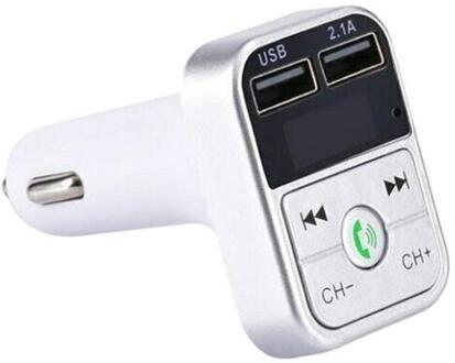 Auto Kit Handsfree Bluetooth Draadloze Fm-zender Lcd MP3 Speler Usb Charger 2.1A Auto-accessoires Handsfree Auto Fm Modulator