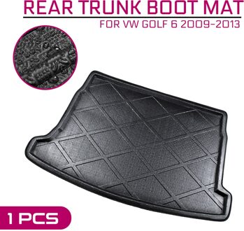 Auto Kofferbak Anti-Modder Cover Vloermat Tapijt Voor Vw Golf 6