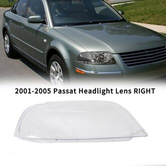Auto Koplamp Head Light Lamp Lens Clear Lens Cover Voor Passat B5 2001-2005 Koplamp Lens Cover (Rechts) 3B7941018F