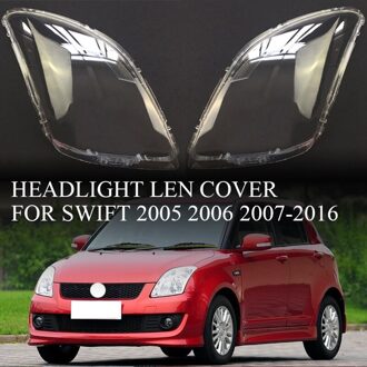 Auto Koplamp Lens Cover Transparant Hoofd Licht Lamp Shell Voor Suzuki Swift 2005