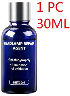 Auto Koplamp Onderhoud Schoon Loopvlakvernieuwing Middel Spuiten Polish Reparatie Vloeistof Anti-Kras Liquid Kit 1stk 30ml