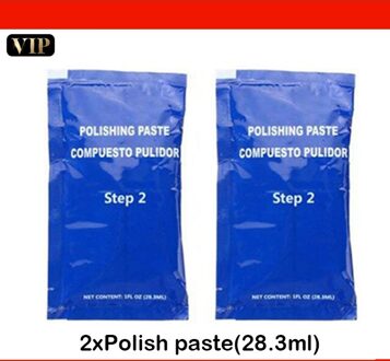 Auto Koplamp Polijstmachine Restorer Polish Plakken Voor Auto Koplampen Restauratie Kit Washer Chemische Wax Koplamp Lenzen Reparatie Zorg Package 1